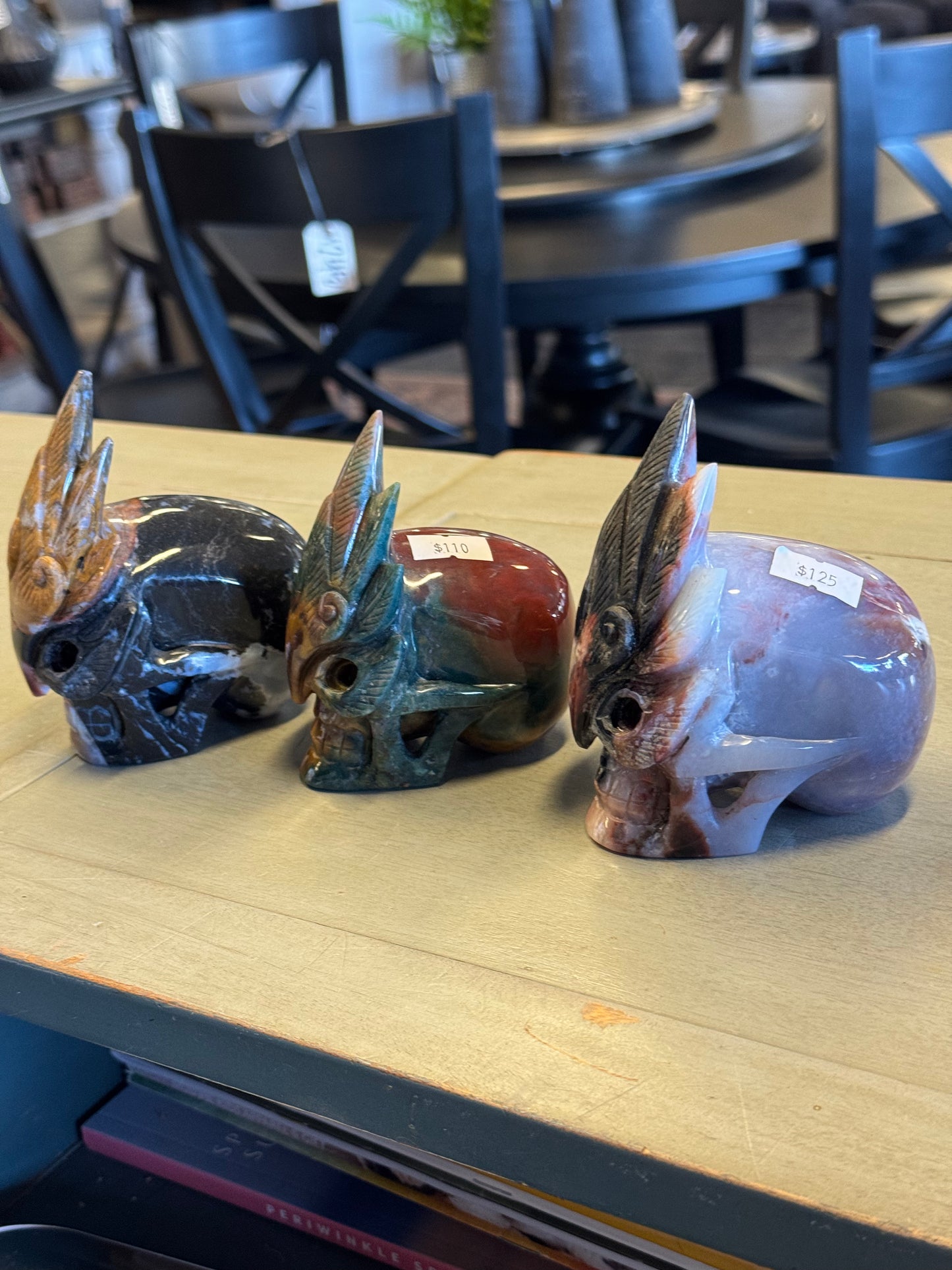 Jasper Masked Skulls