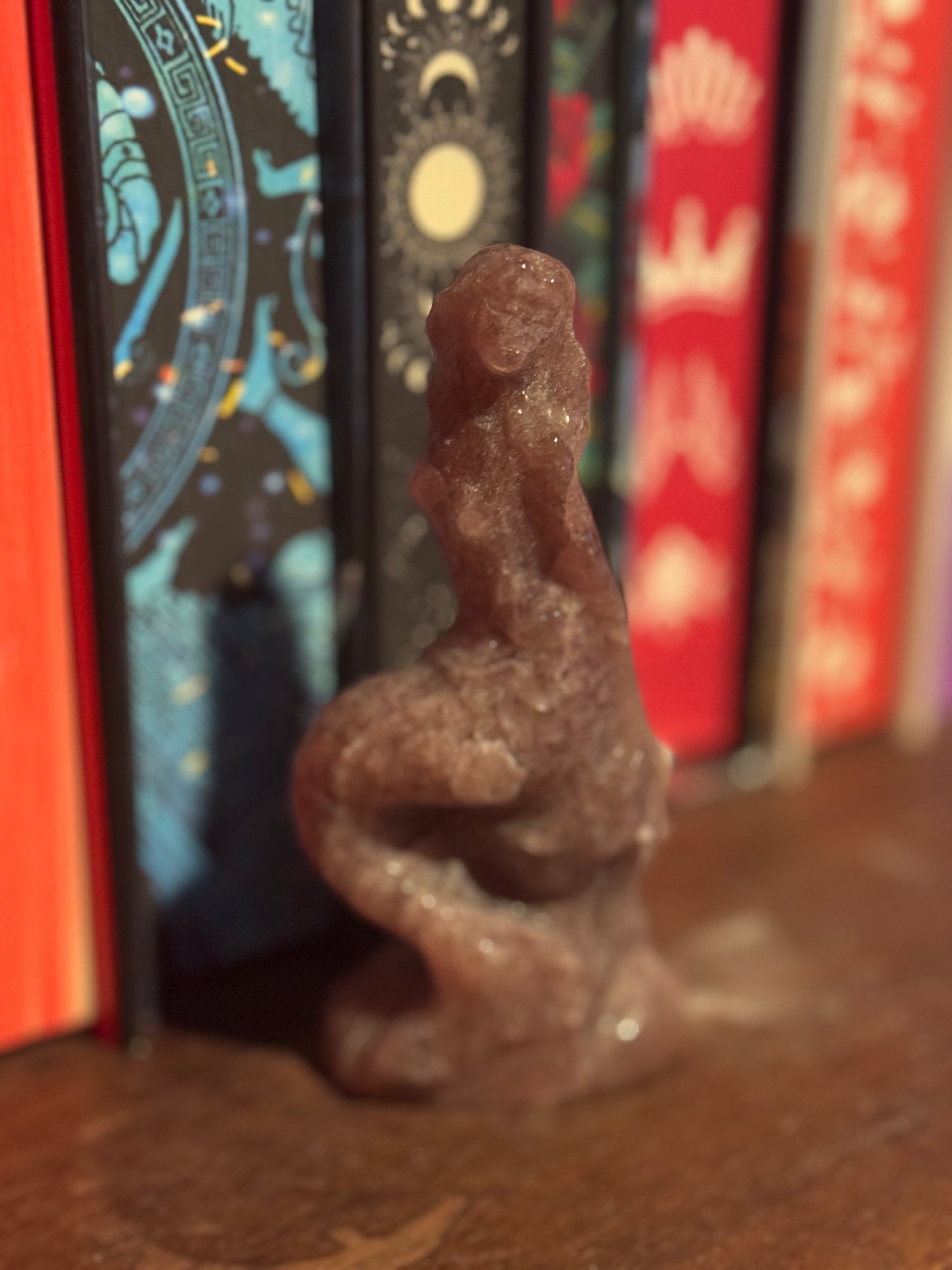 Strawberry Quartz Mermaid